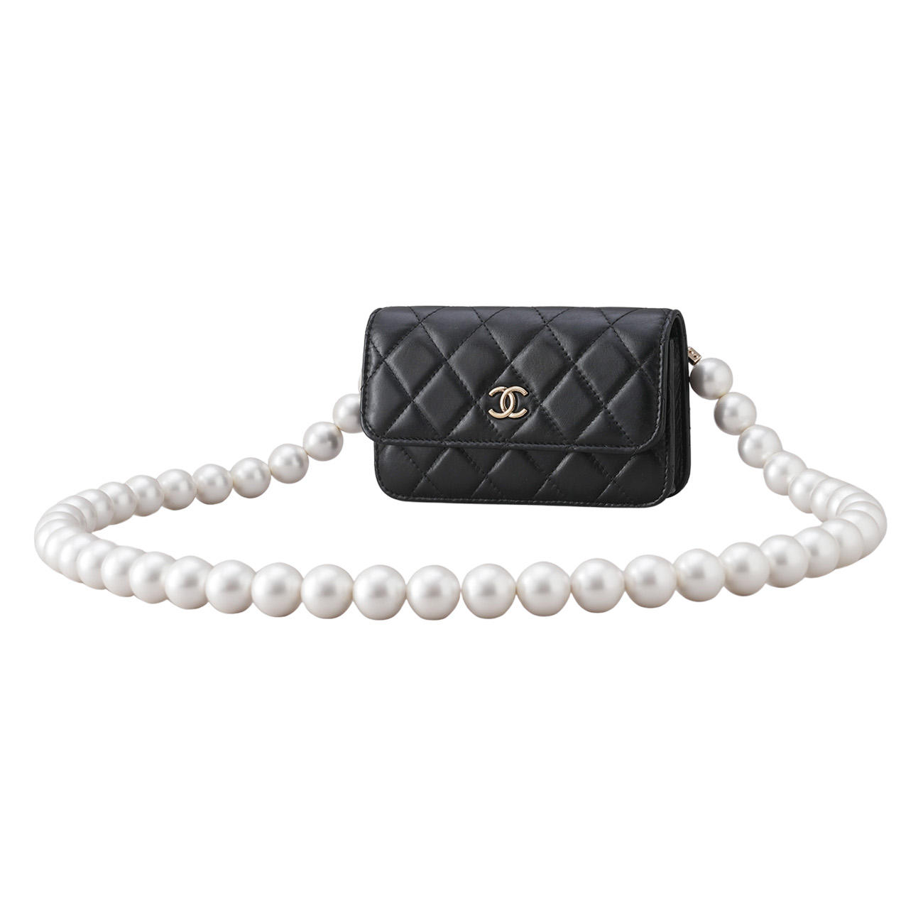 CHANEL(USED)샤넬 시즌 미니 진주 체인백