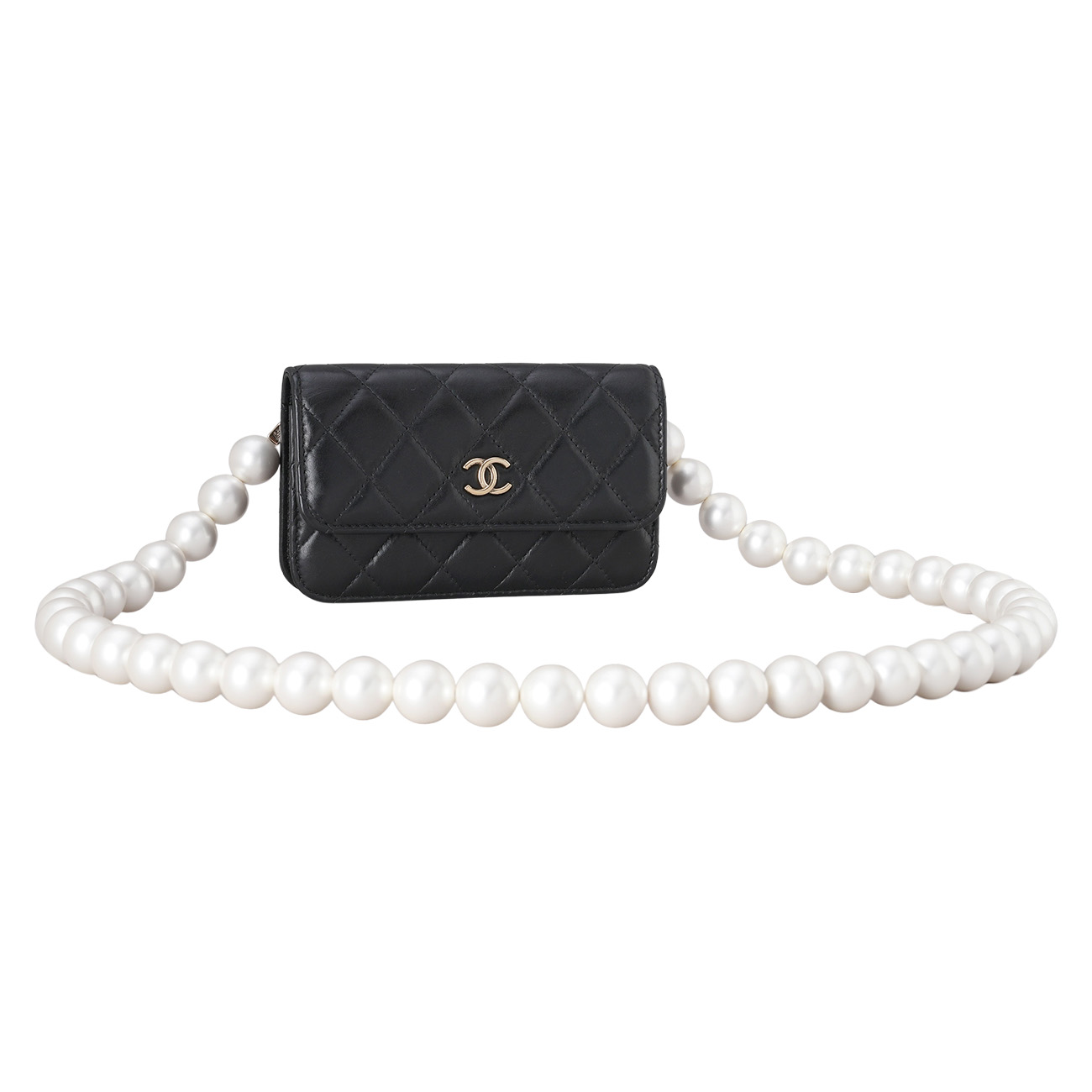 CHANEL(USED)샤넬 시즌 미니 진주 체인백