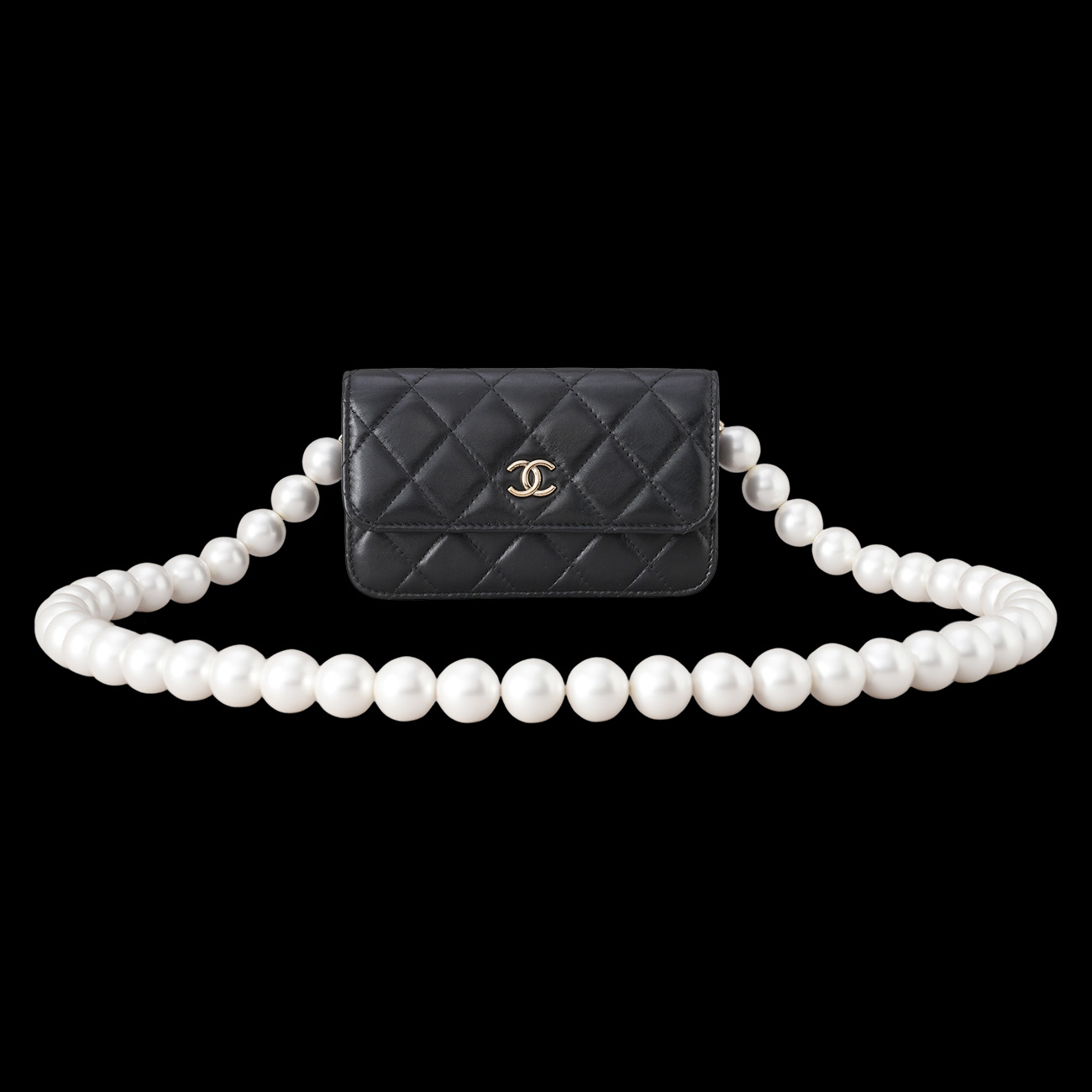 CHANEL(USED)샤넬 시즌 미니 진주 체인백