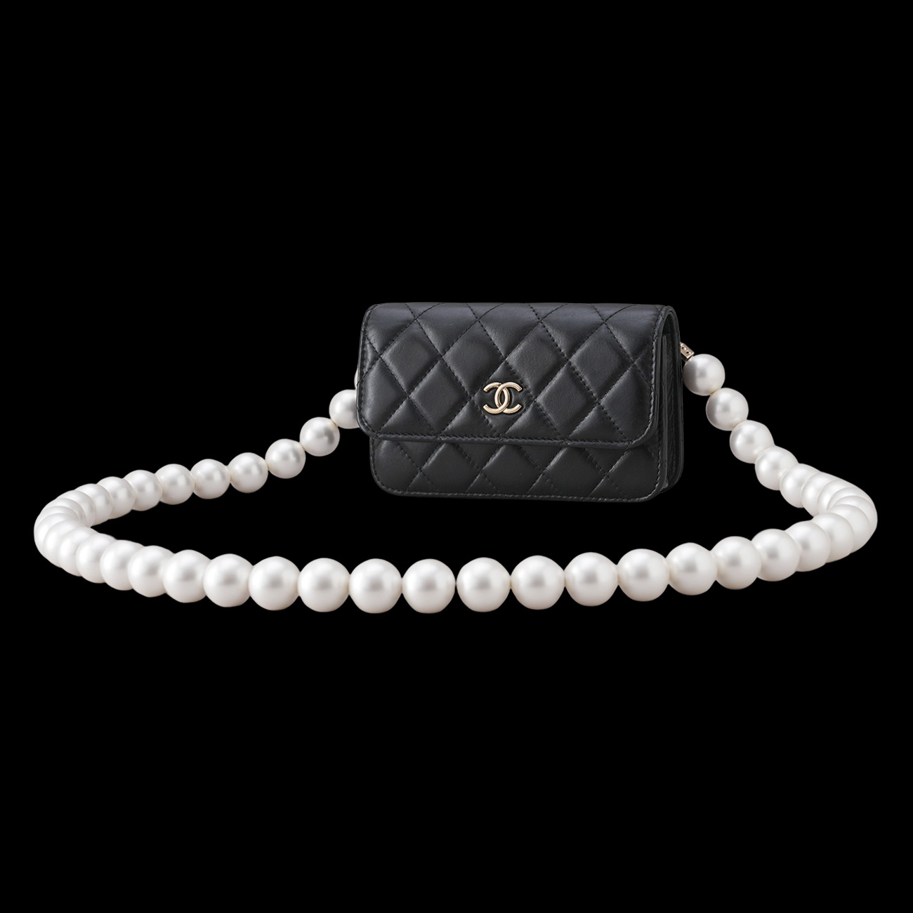 CHANEL(USED)샤넬 시즌 미니 진주 체인백