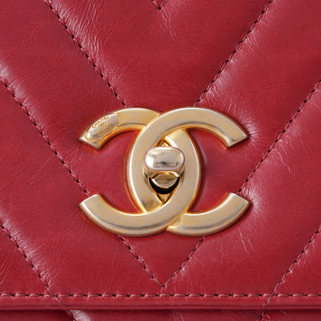 CHANEL(USED)샤넬 쉐브론 코코핸들 미듐