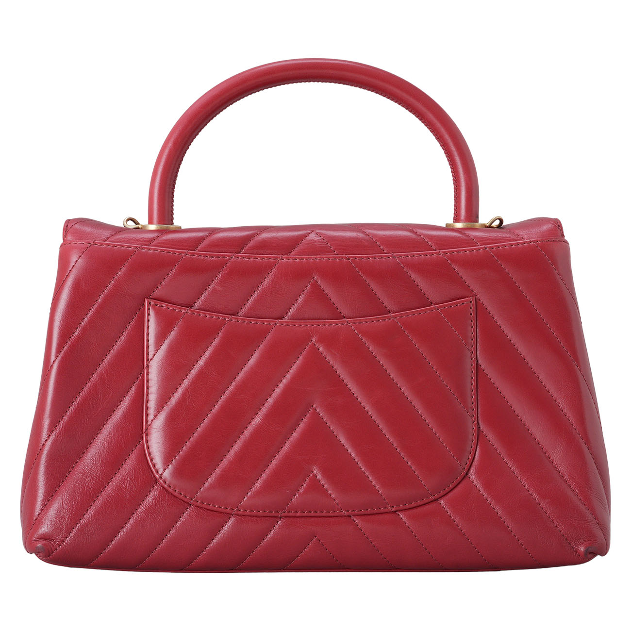 CHANEL(USED)샤넬 쉐브론 코코핸들 미듐