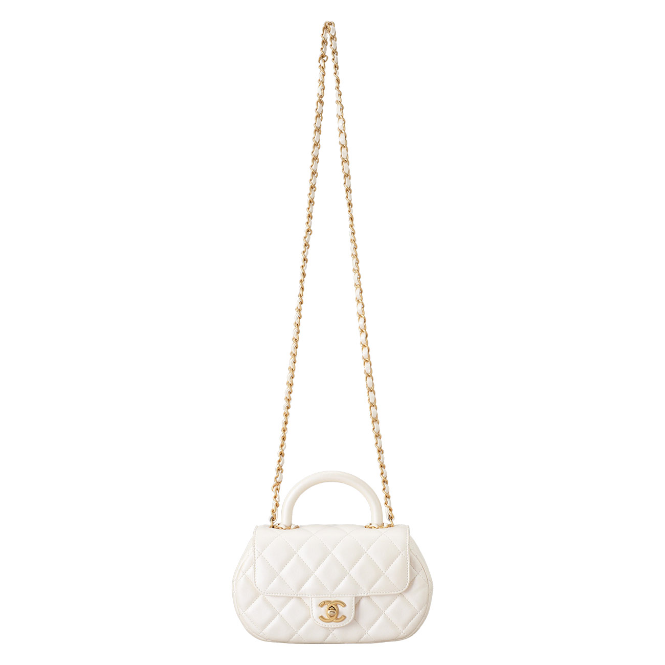CHANEL(USED)샤넬 AS4573 CC로고 펄 스몰 토트백