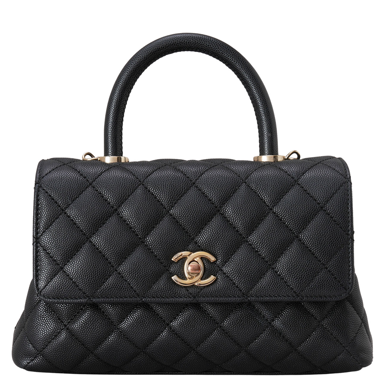 CHANEL(USED)샤넬 캐비어 코코핸들 23