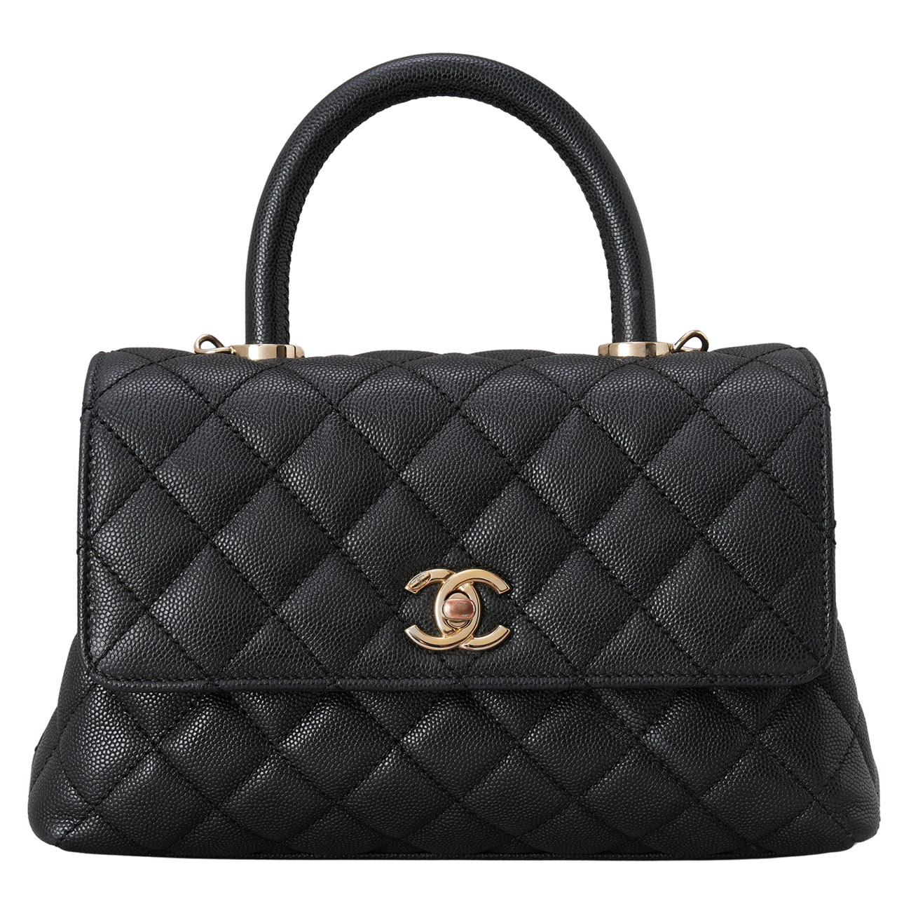 CHANEL(USED)샤넬 캐비어 코코핸들 23