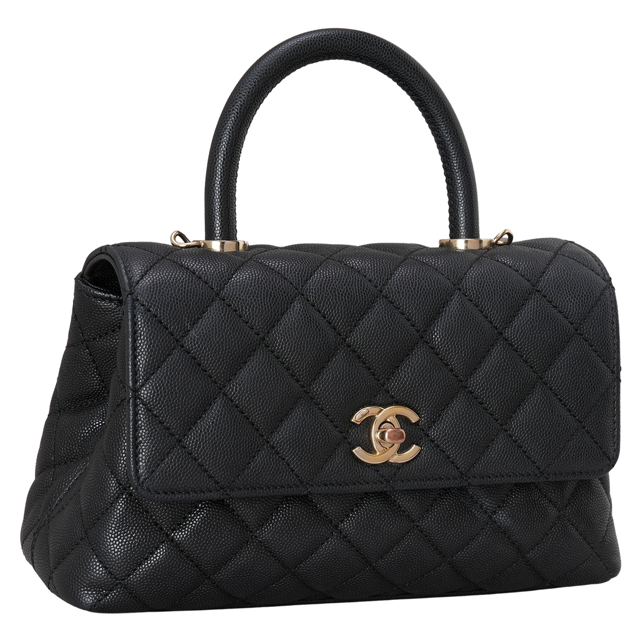 CHANEL(USED)샤넬 캐비어 코코핸들 23