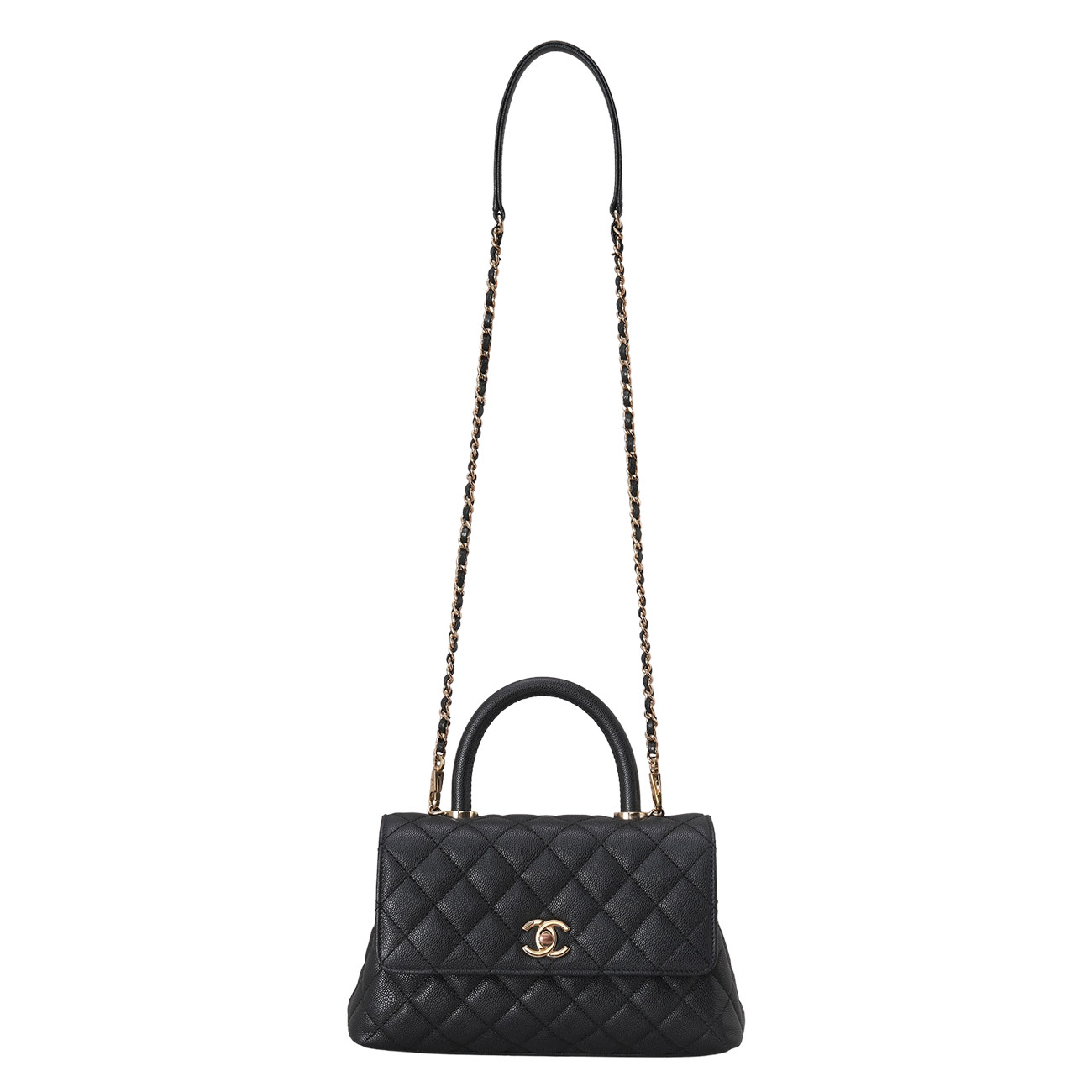 CHANEL(USED)샤넬 캐비어 코코핸들 23