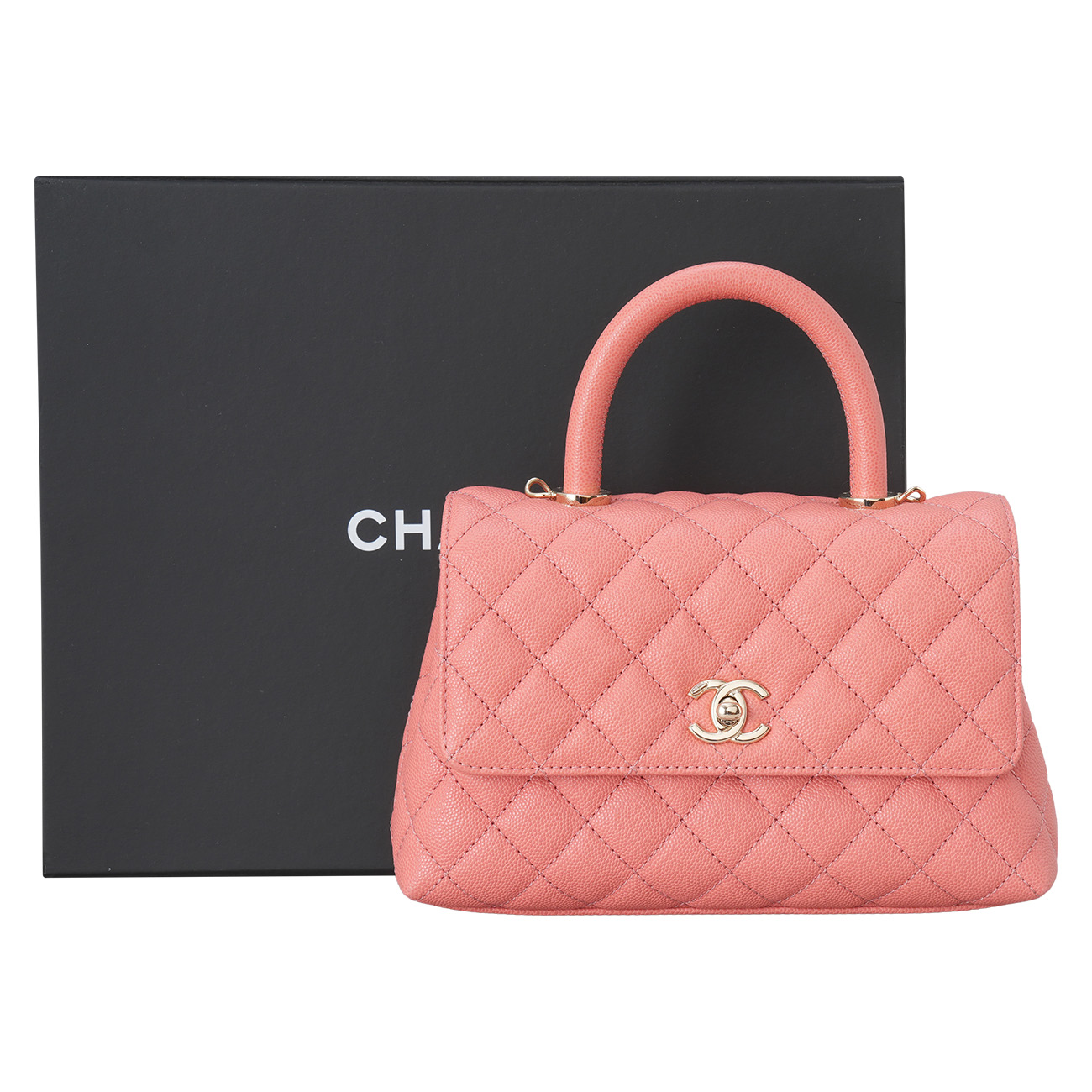CHANEL(USED)샤넬 A92990 캐비어 코코핸들 스몰