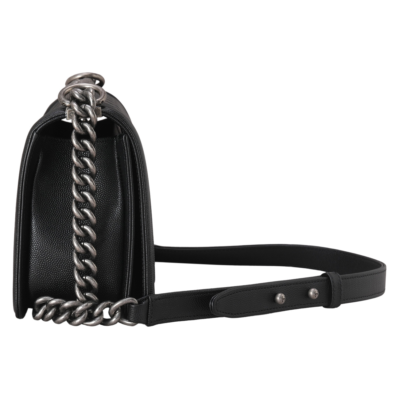 CHANEL(USED)샤넬 캐비어 보이샤넬 미듐 플랩백