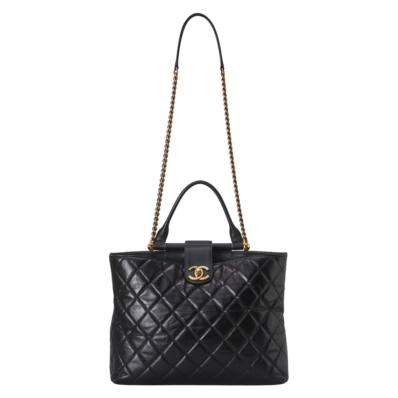 CHANEL(USED)샤넬 시즌 원핸들 토트겸 체인 숄더백