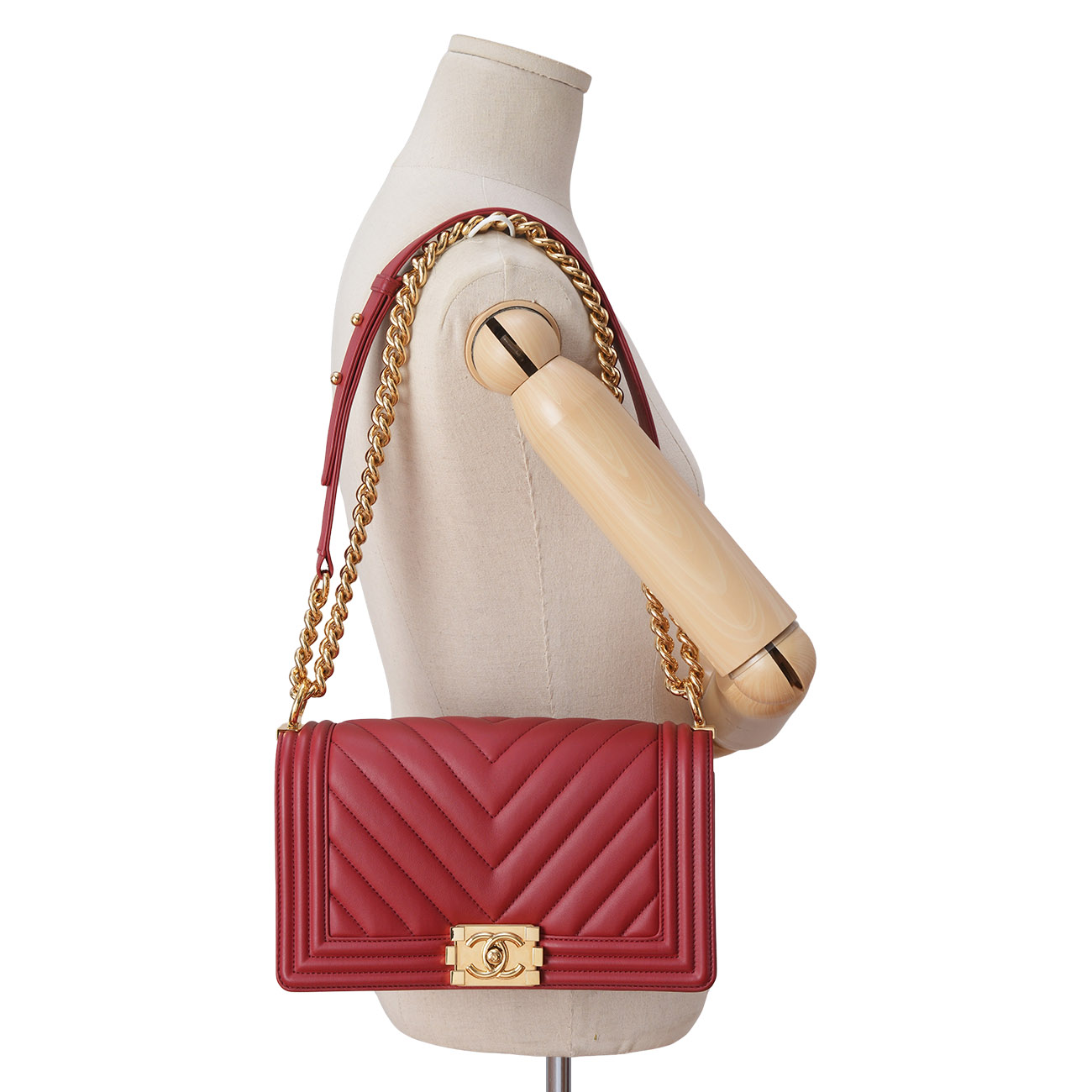 CHANEL(USED)샤넬 보이샤넬 쉐브론 미듐