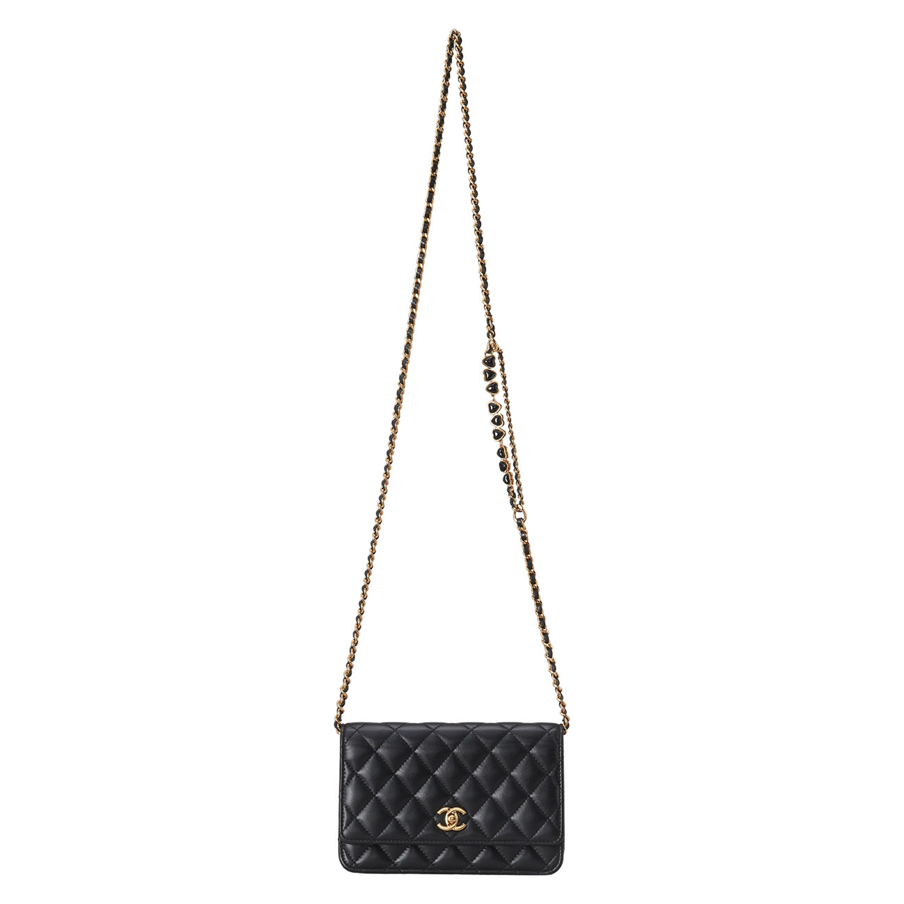 CHANEL(USED)샤넬 시즌 램스킨 CC로고 WOC