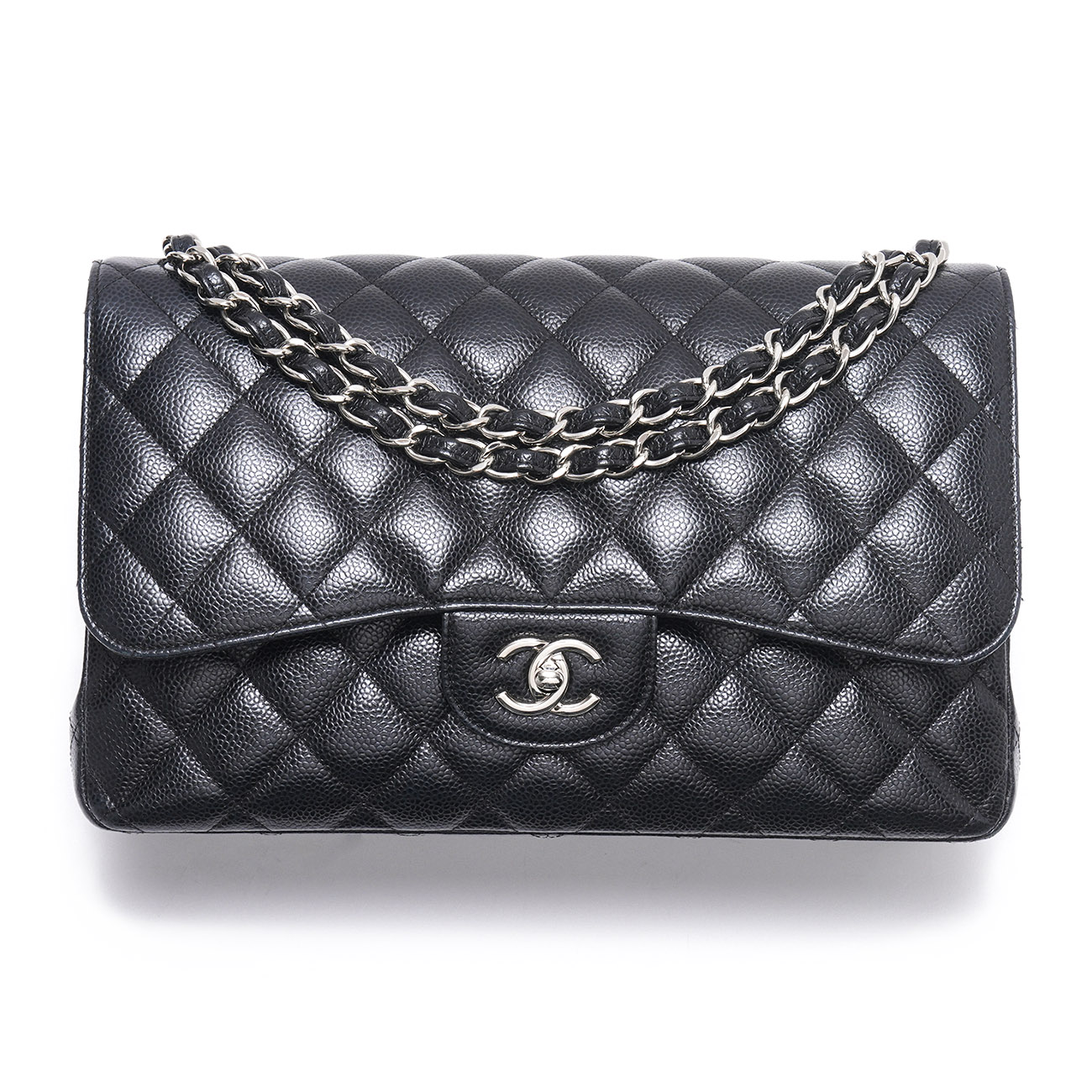 CHANEL(USED)샤넬 캐비어 클래식 라지 플랩백