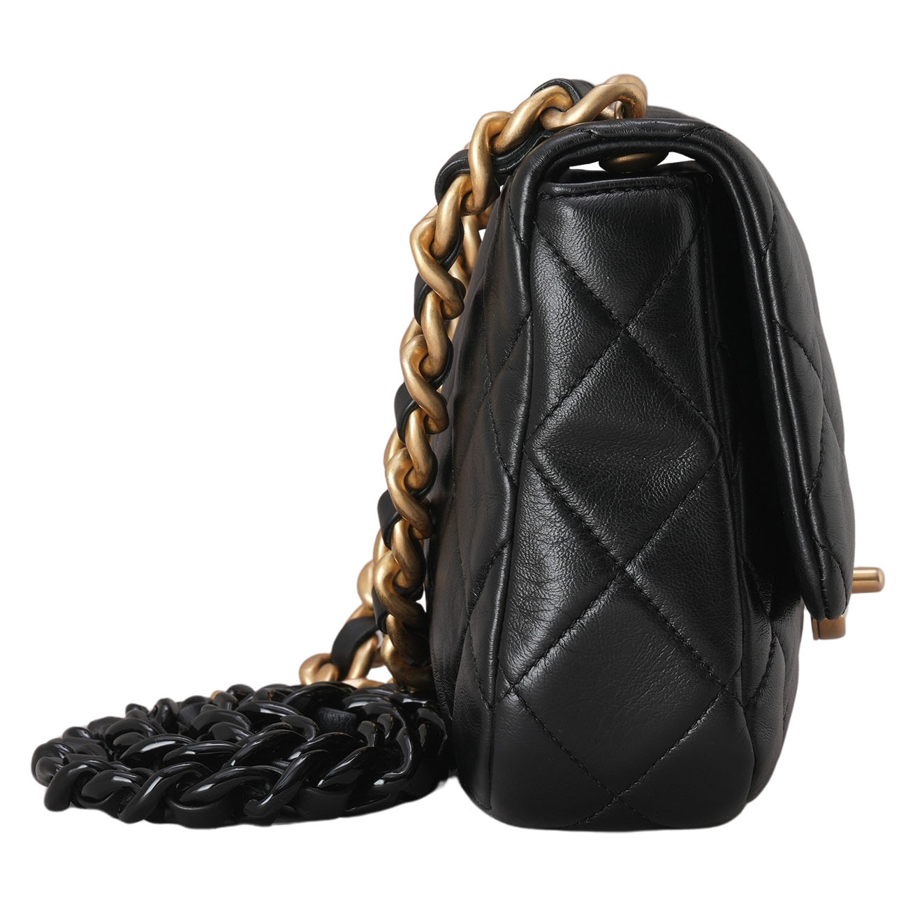 CHANEL(USED)샤넬 AS3260 램스킨 퀄팅 체인 플랩백