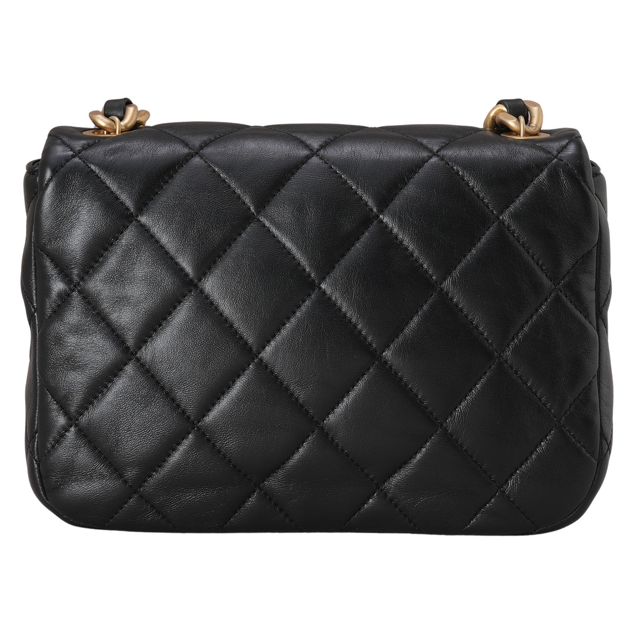 CHANEL(USED)샤넬 AS3260 램스킨 퀄팅 체인 플랩백