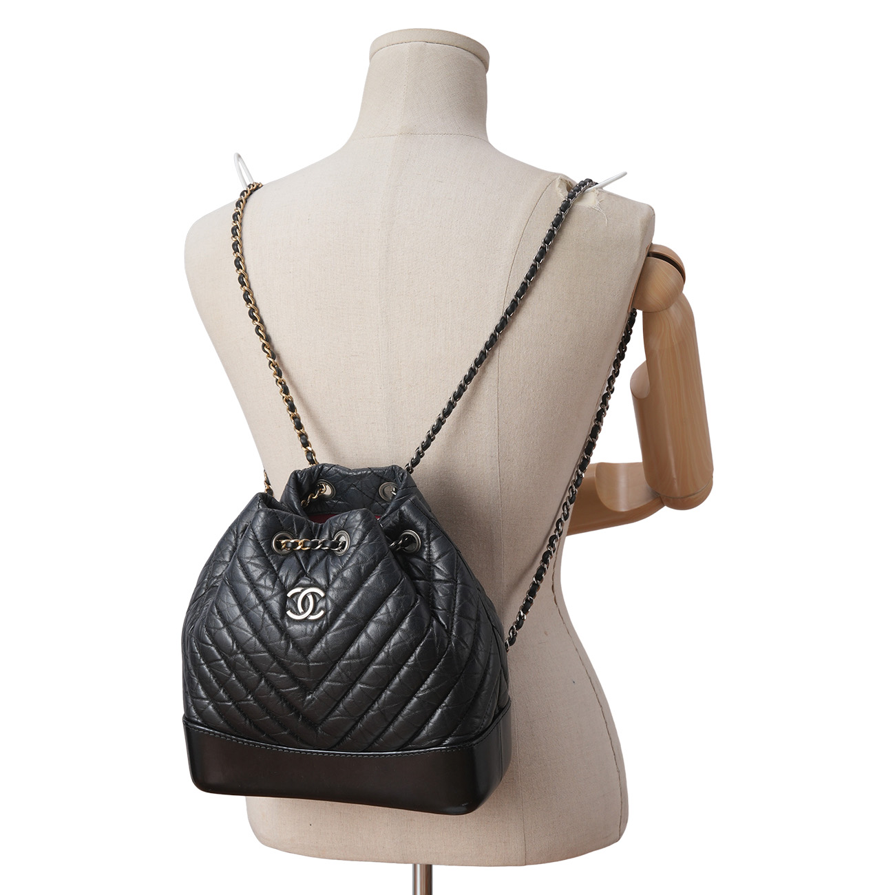 CHANEL(USED)샤넬 쉐브론 가브리엘 백팩 스몰
