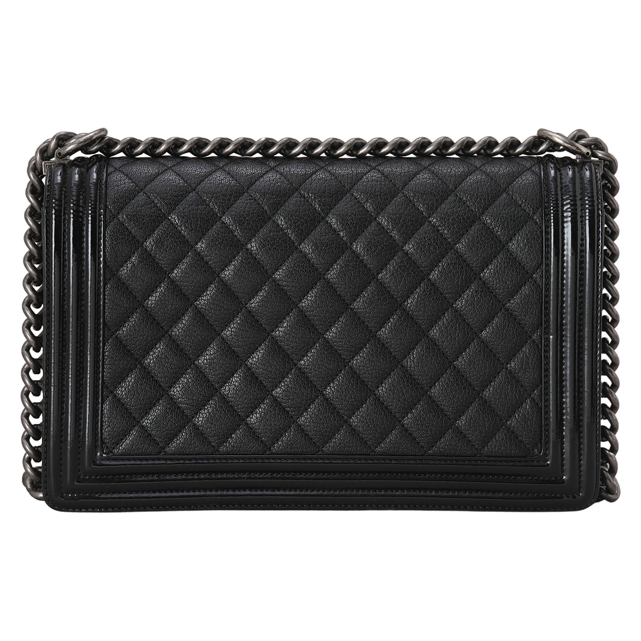 CHANEL(USED)샤넬 고트스킨 페이던트 보이샤넬 뉴미듐