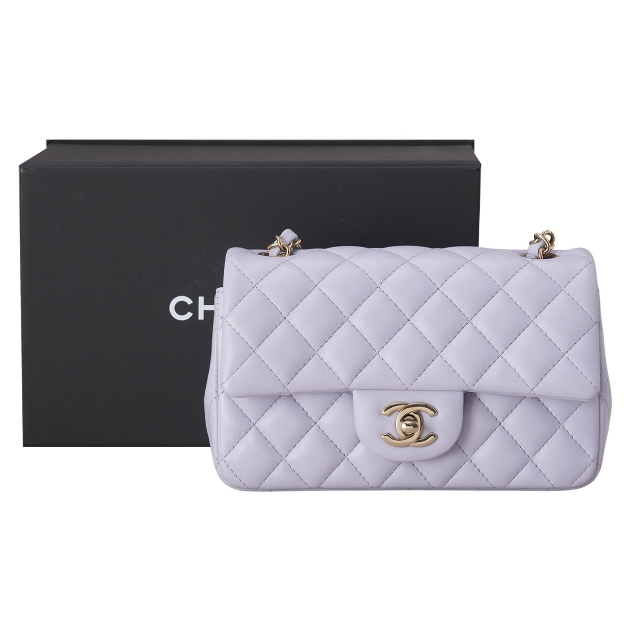 CHANEL(USED)샤넬 램스킨 뉴미니 크로스백