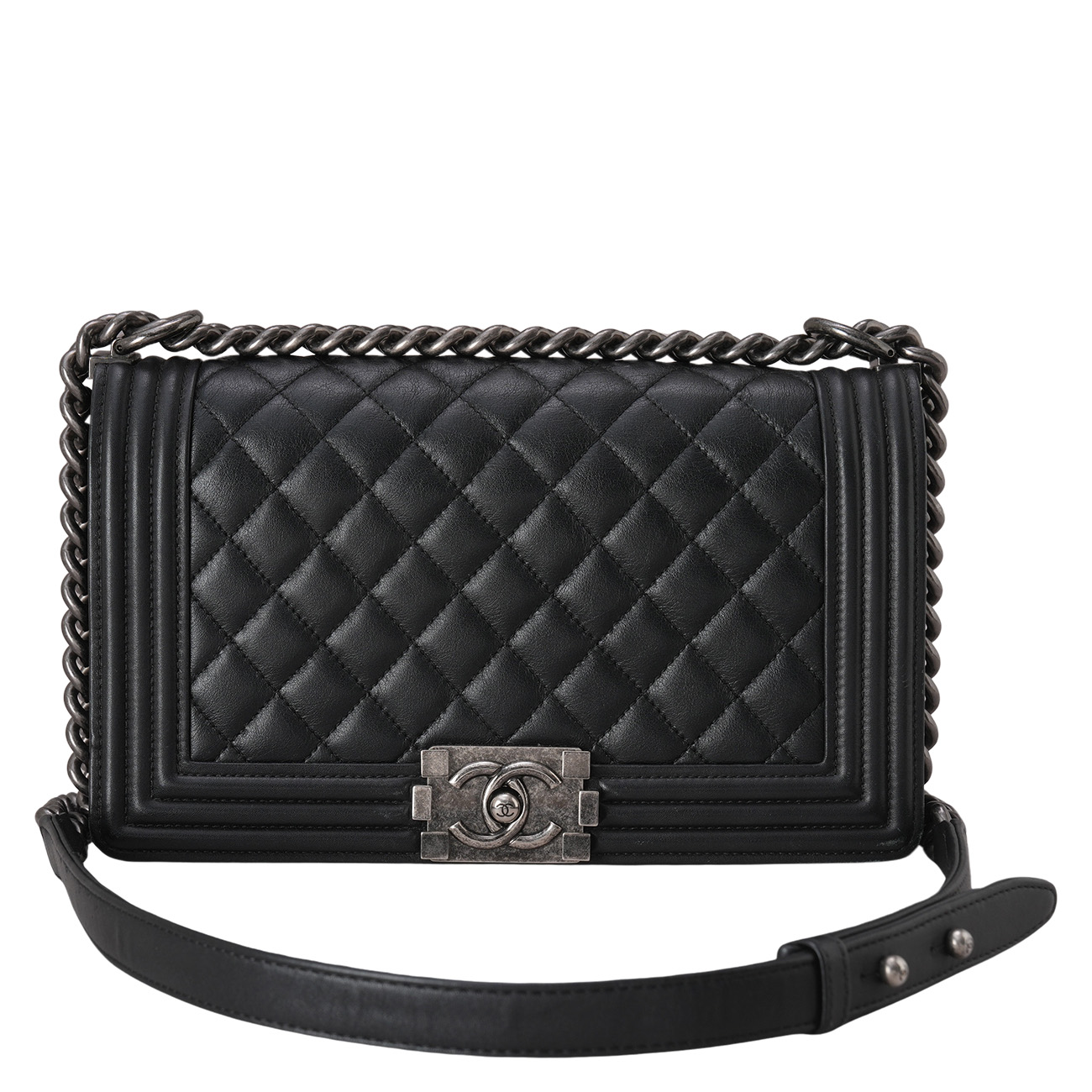 CHANEL(USED)샤넬 보이샤넬 미듐 플랩백