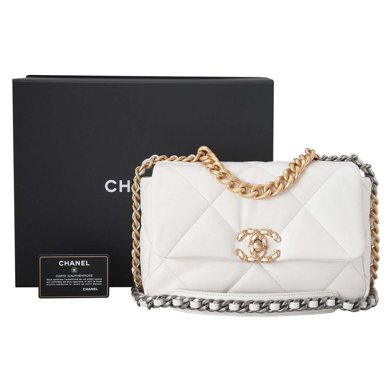 CHANEL(USED)샤넬 19백 미듐