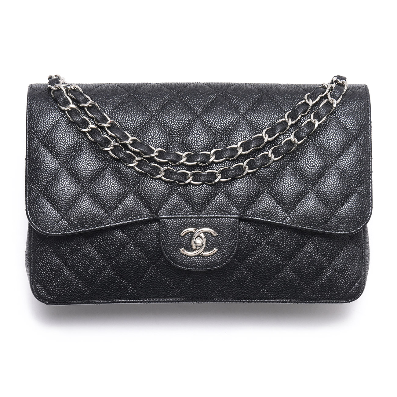 CHANEL(USED)샤넬 캐비어 클래식 라지 플랩 백