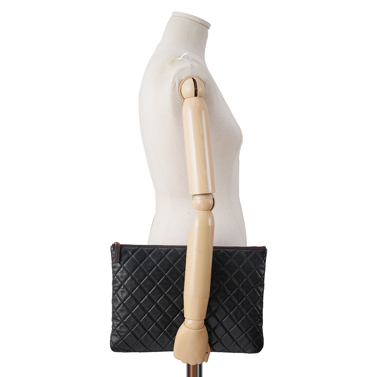 CHANEL(USED)샤넬 램스킨 클래식 클러치 라지