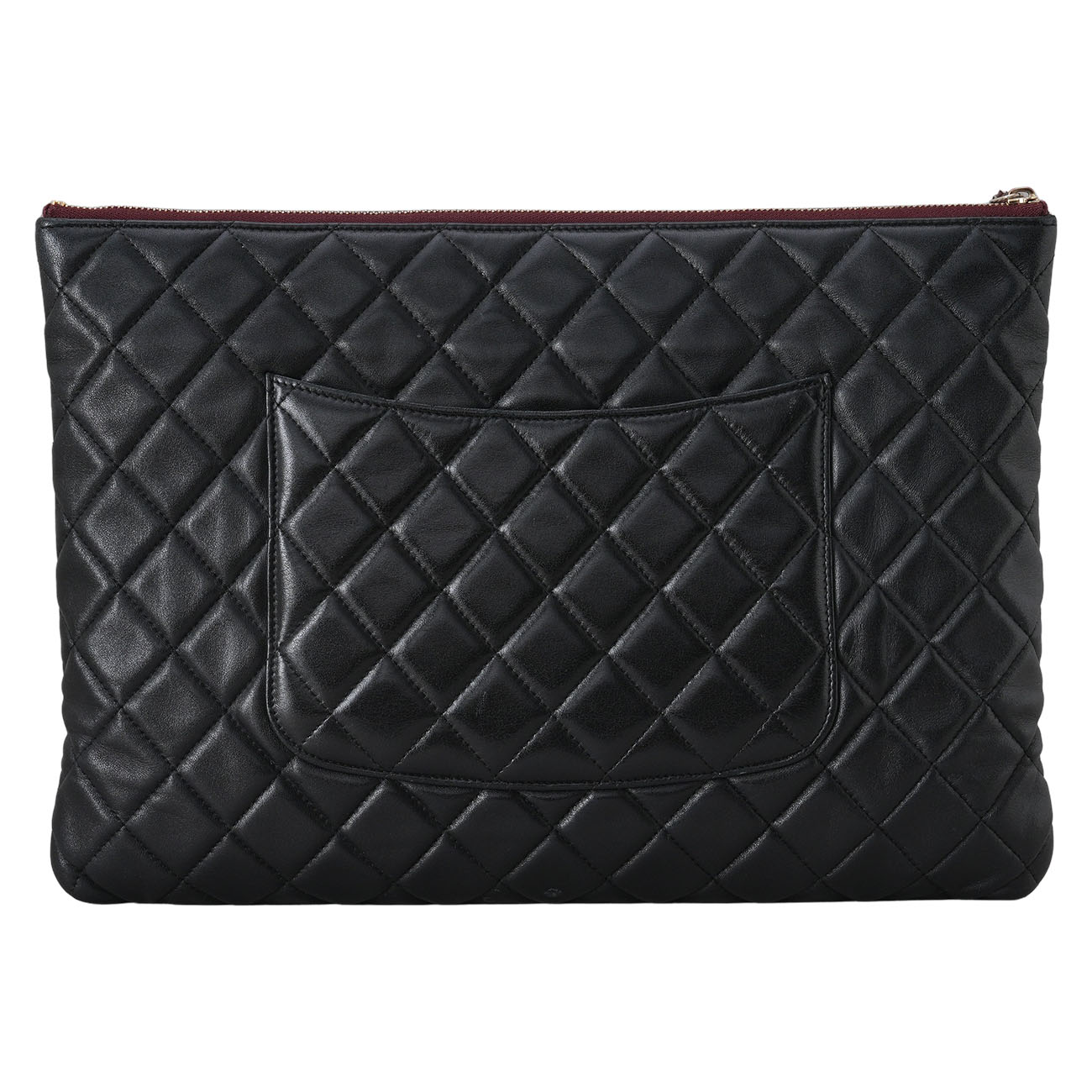 CHANEL(USED)샤넬 램스킨 클래식 클러치 라지