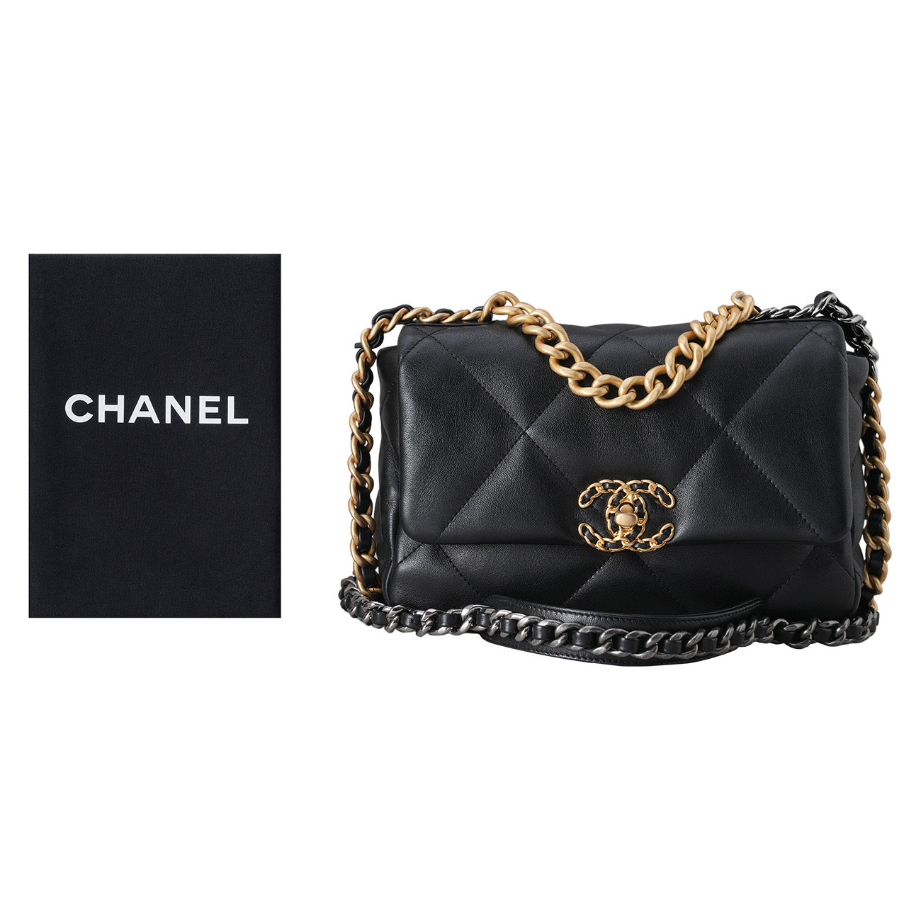 CHANEL(USED)샤넬 19백 미듐