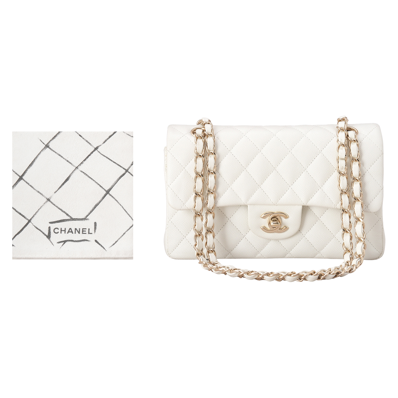CHANEL(USED)샤넬 캐비어 클래식 스몰 플랩백