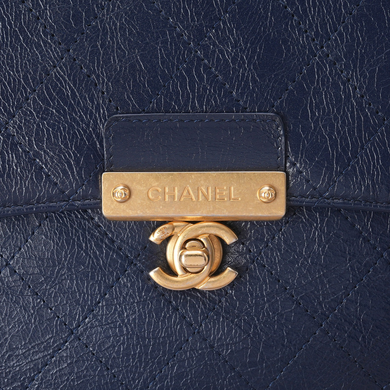 CHANEL(USED)샤넬 시즌 플랩 파우치