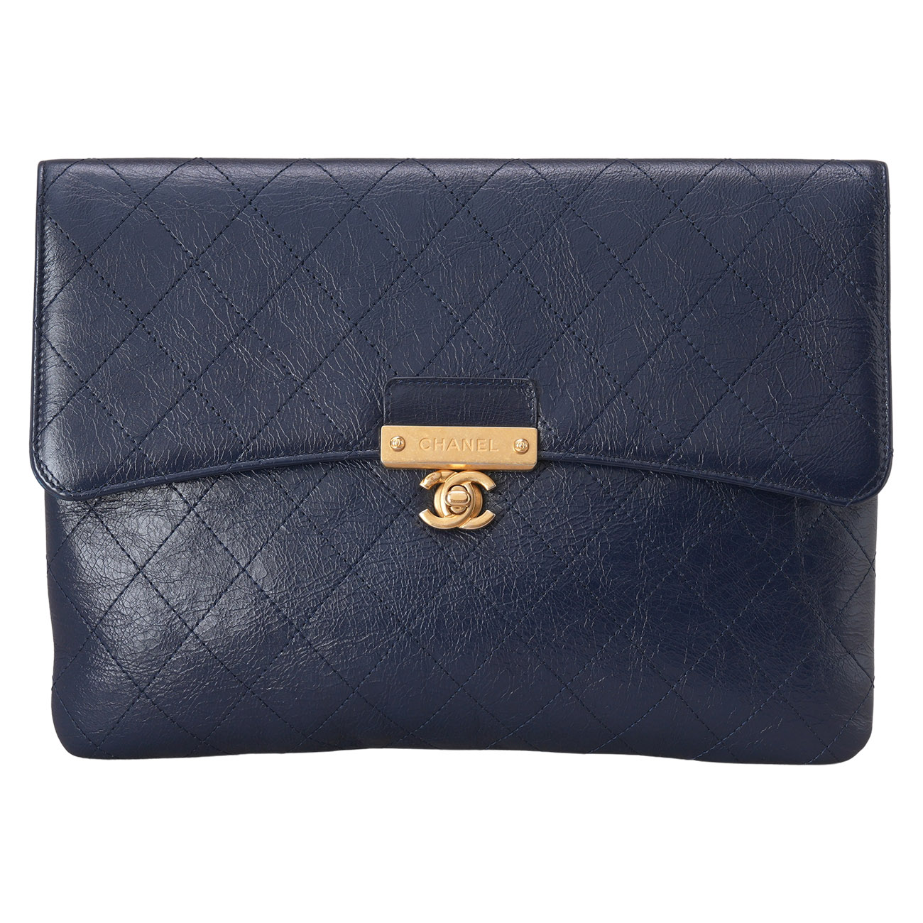 CHANEL(USED)샤넬 시즌 플랩 파우치