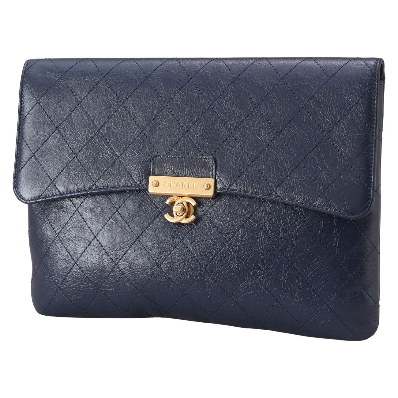 CHANEL(USED)샤넬 시즌 플랩 파우치