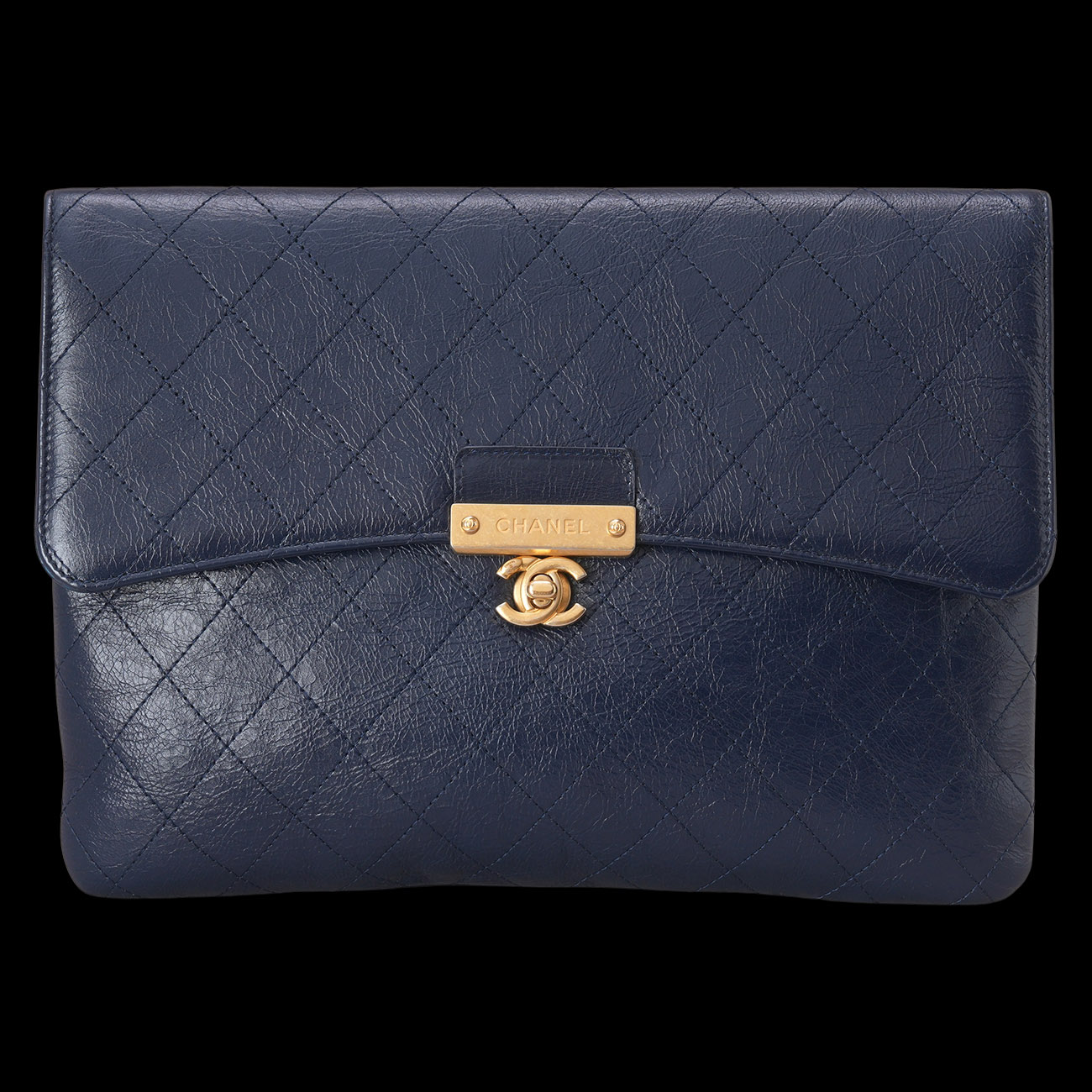 CHANEL(USED)샤넬 시즌 플랩 파우치