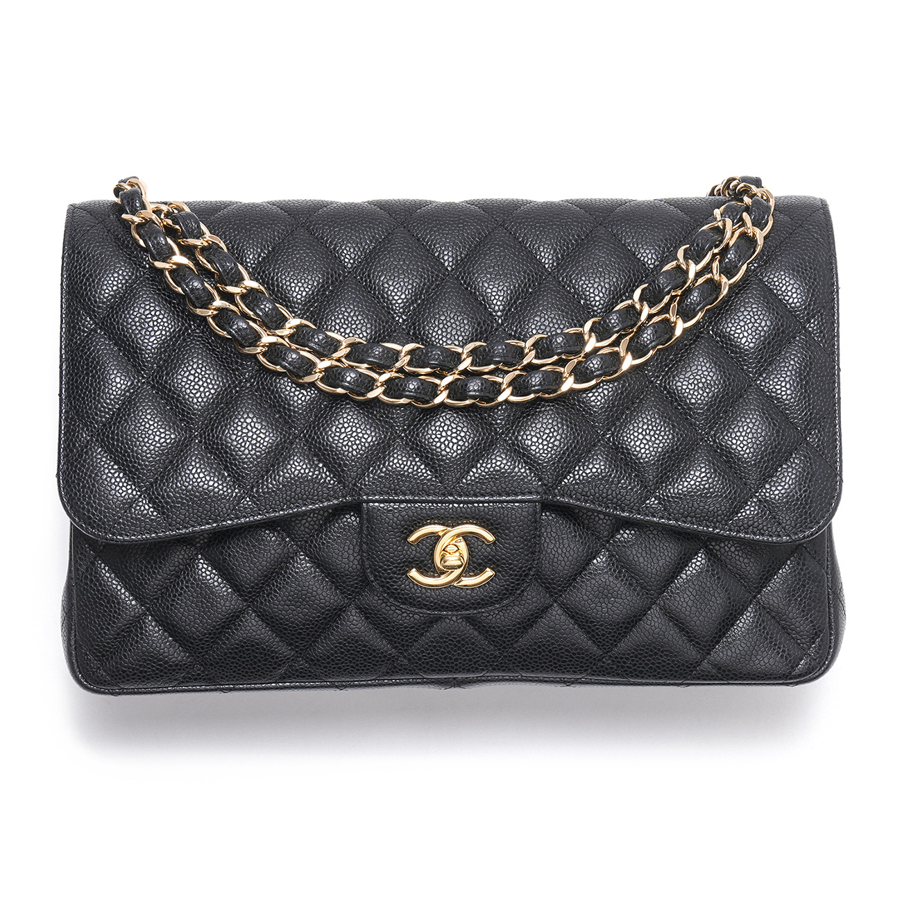 CHANEL(USED)샤넬 캐비어 클래식 라지 플랩백
