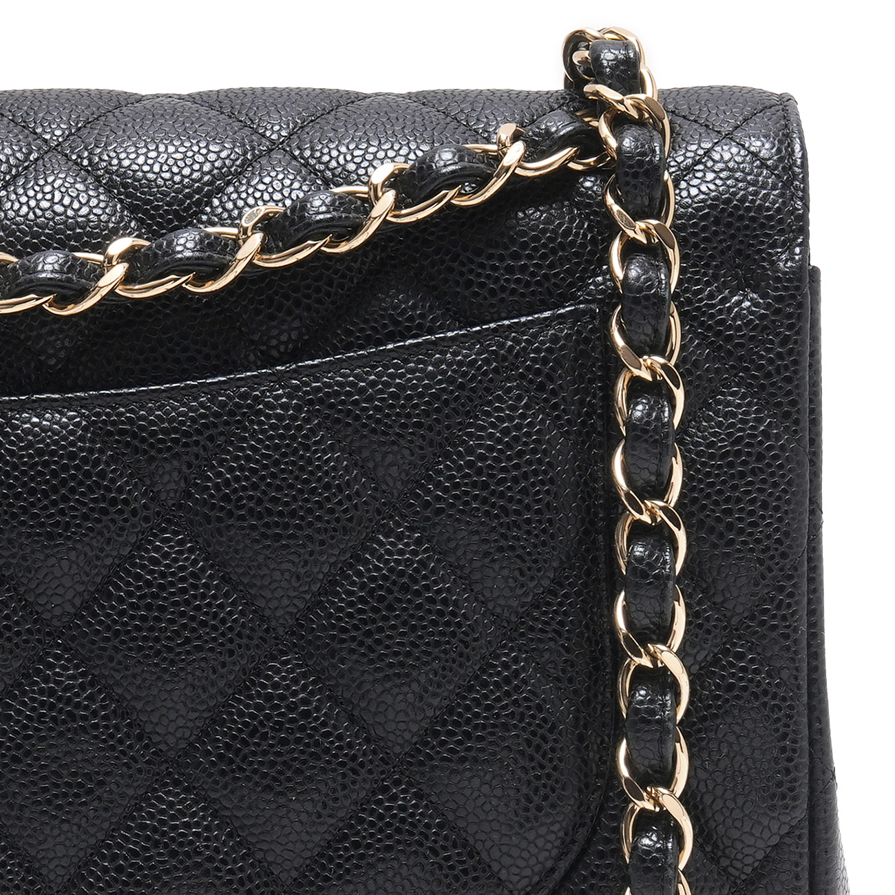 CHANEL(USED)샤넬 캐비어 클래식 라지 플랩백