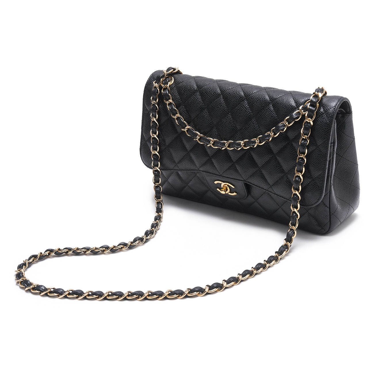 CHANEL(USED)샤넬 캐비어 클래식 라지 플랩백