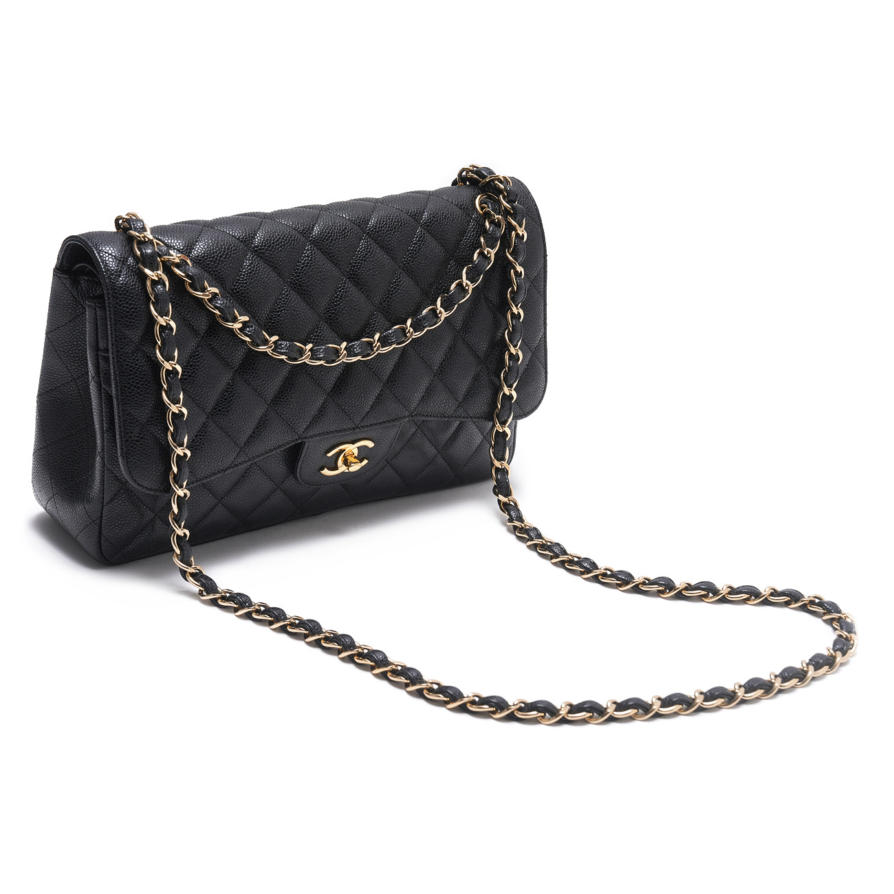 CHANEL(USED)샤넬 캐비어 클래식 라지 플랩백