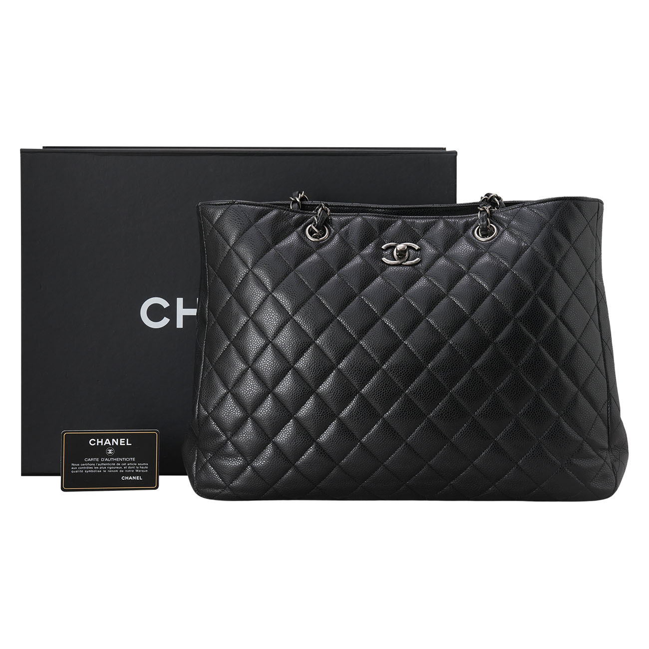 CHANEL(USED)샤넬 캐비어 쇼퍼백