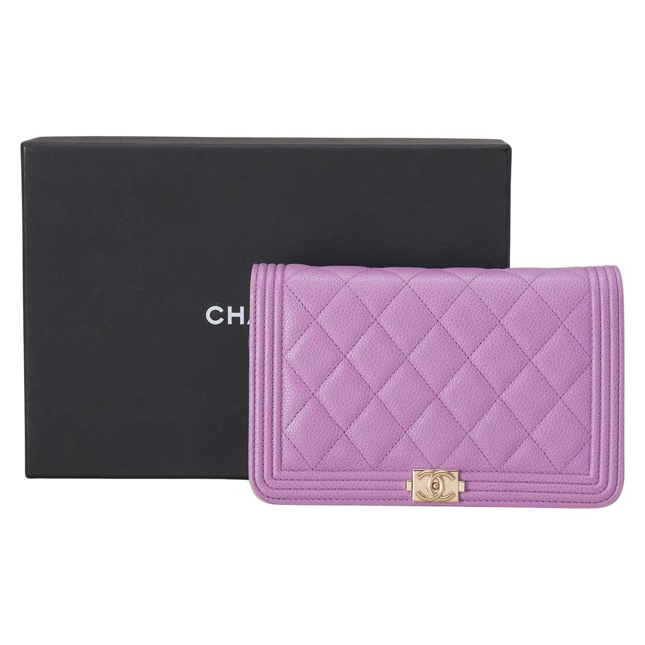 CHANEL(USED)샤넬 캐비어 보이샤넬 WOC