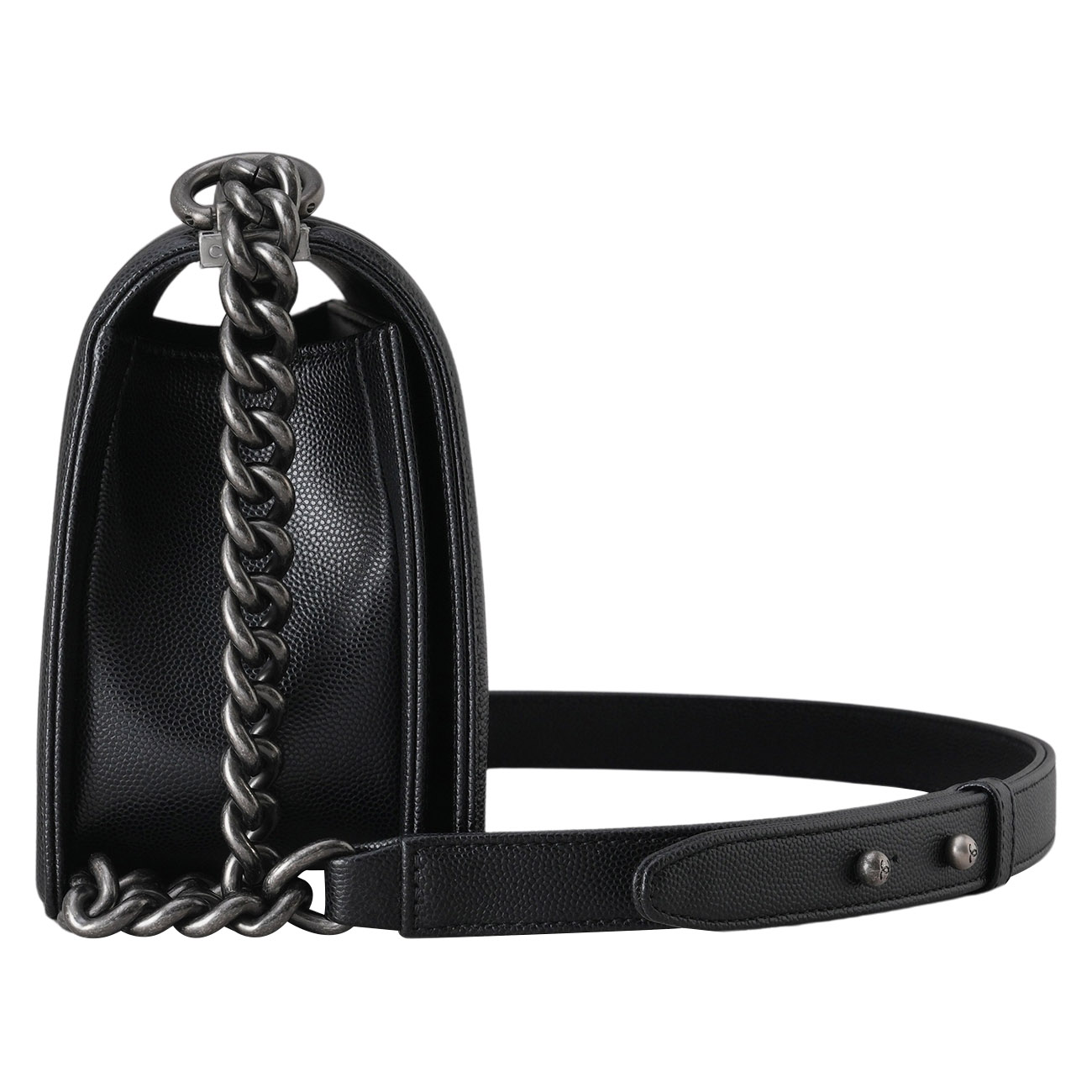 CHANEL(USED)샤넬 캐비어 보이샤넬 미듐 플랩백