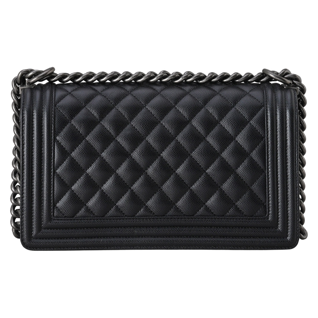 CHANEL(USED)샤넬 캐비어 보이샤넬 미듐 플랩백