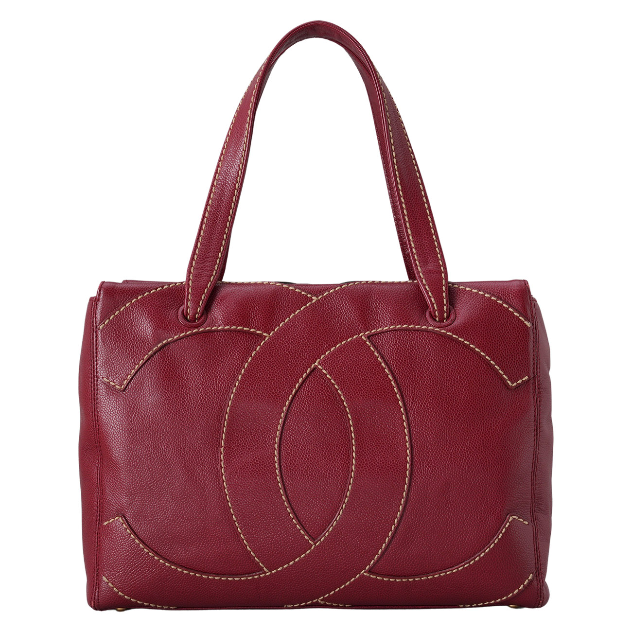 CHANEL(USED)샤넬 시즌 스티치 토트백