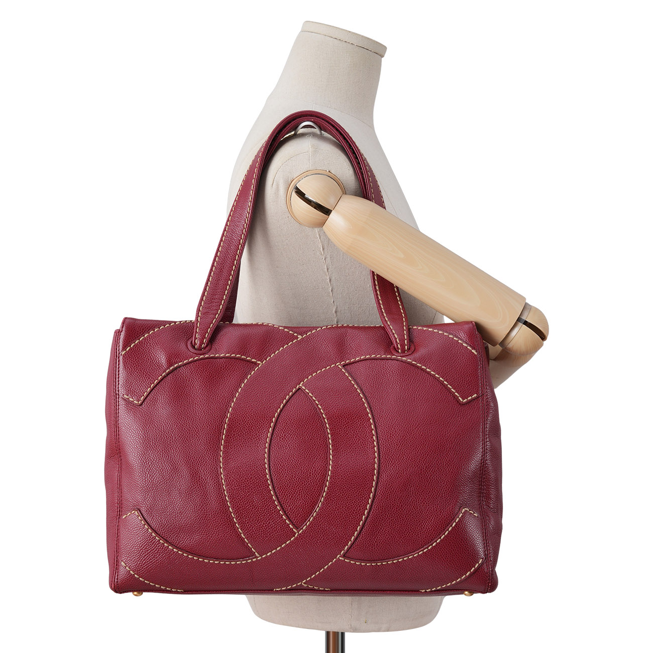 CHANEL(USED)샤넬 시즌 스티치 토트백