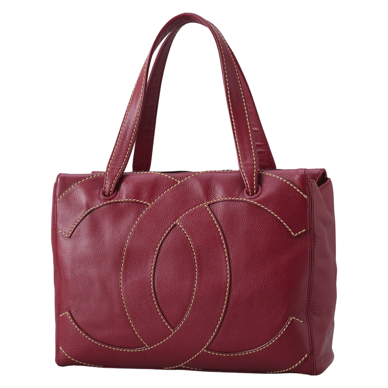 CHANEL(USED)샤넬 시즌 스티치 토트백