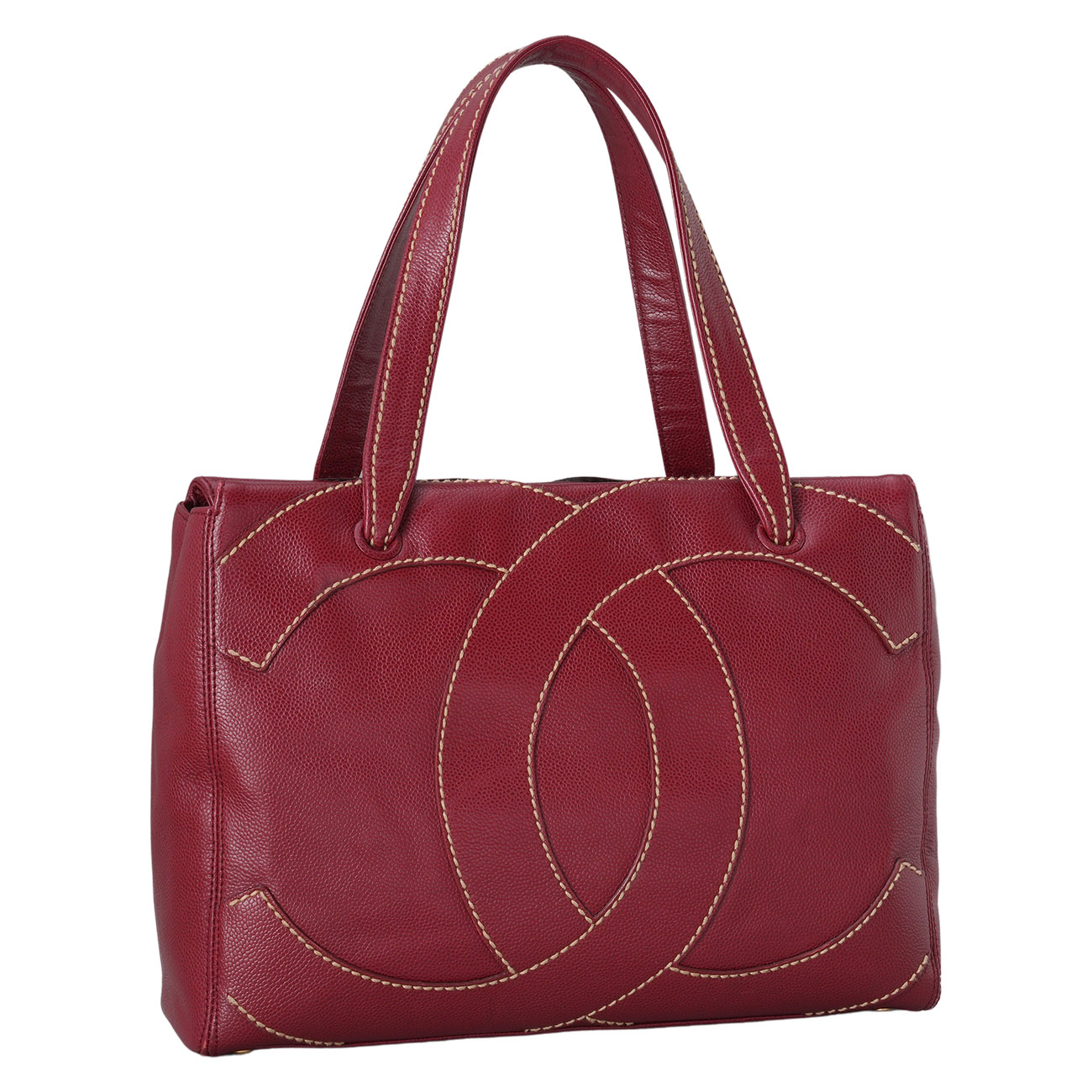 CHANEL(USED)샤넬 시즌 스티치 토트백