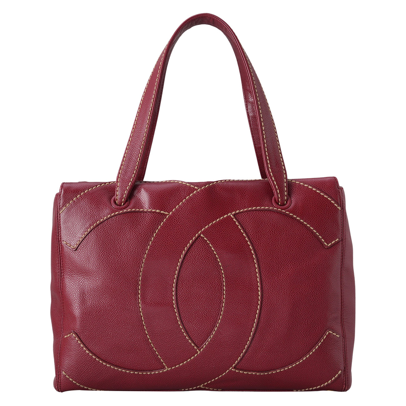 CHANEL(USED)샤넬 시즌 스티치 토트백