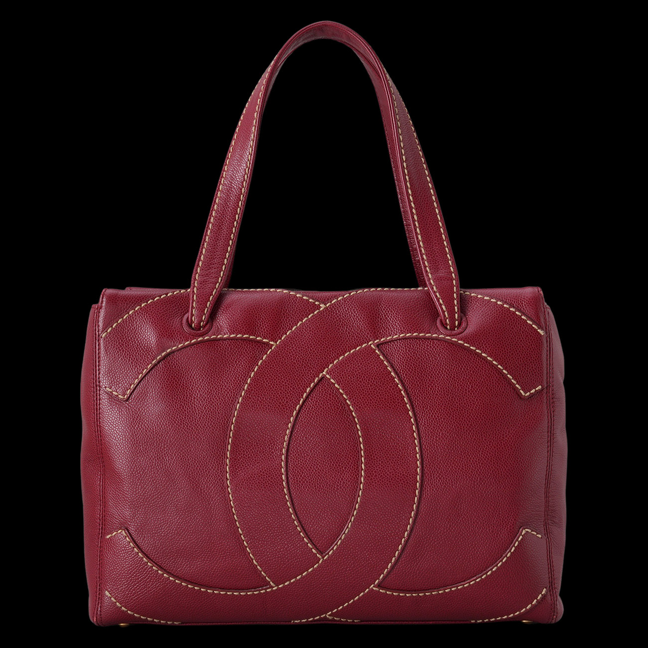 CHANEL(USED)샤넬 시즌 스티치 토트백