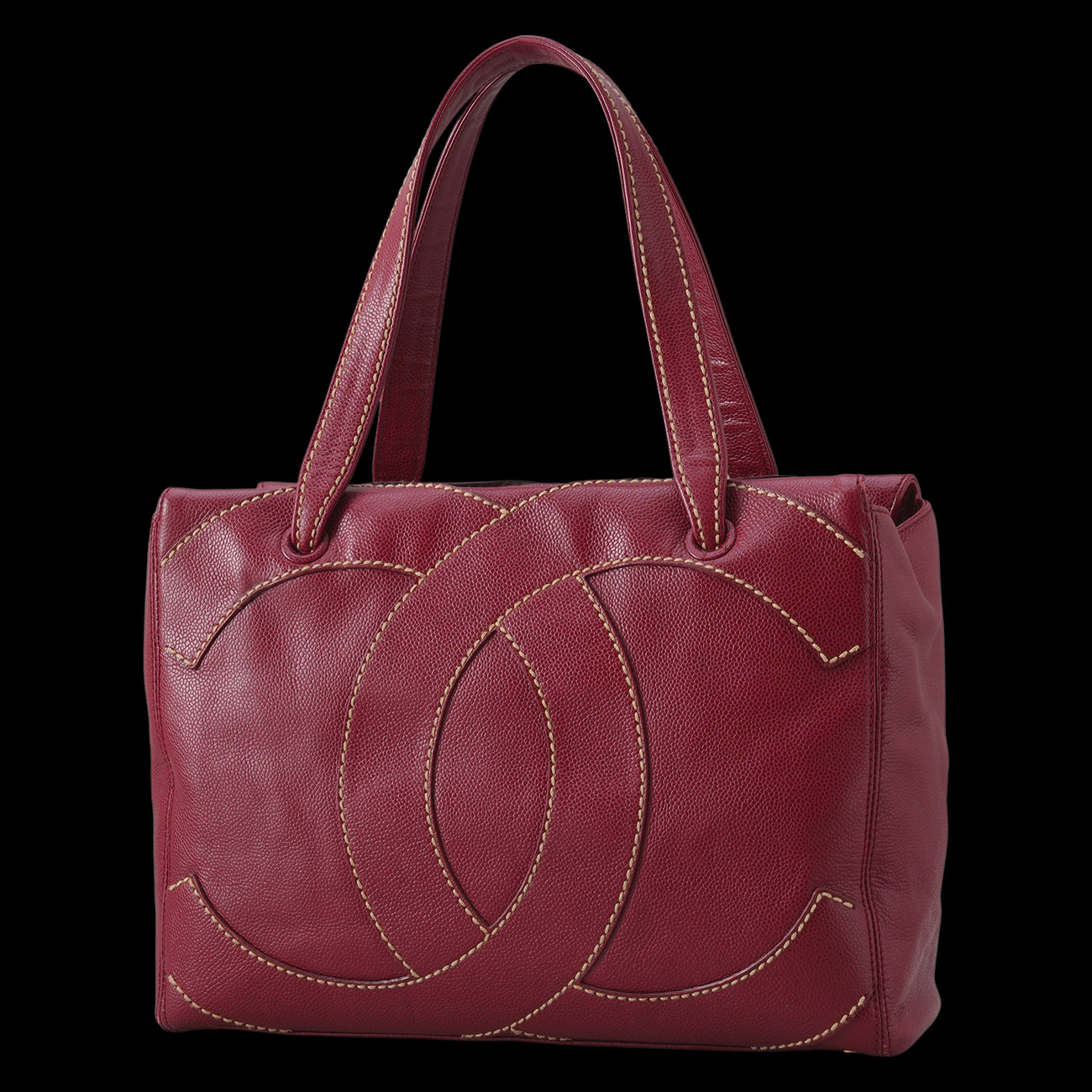 CHANEL(USED)샤넬 시즌 스티치 토트백