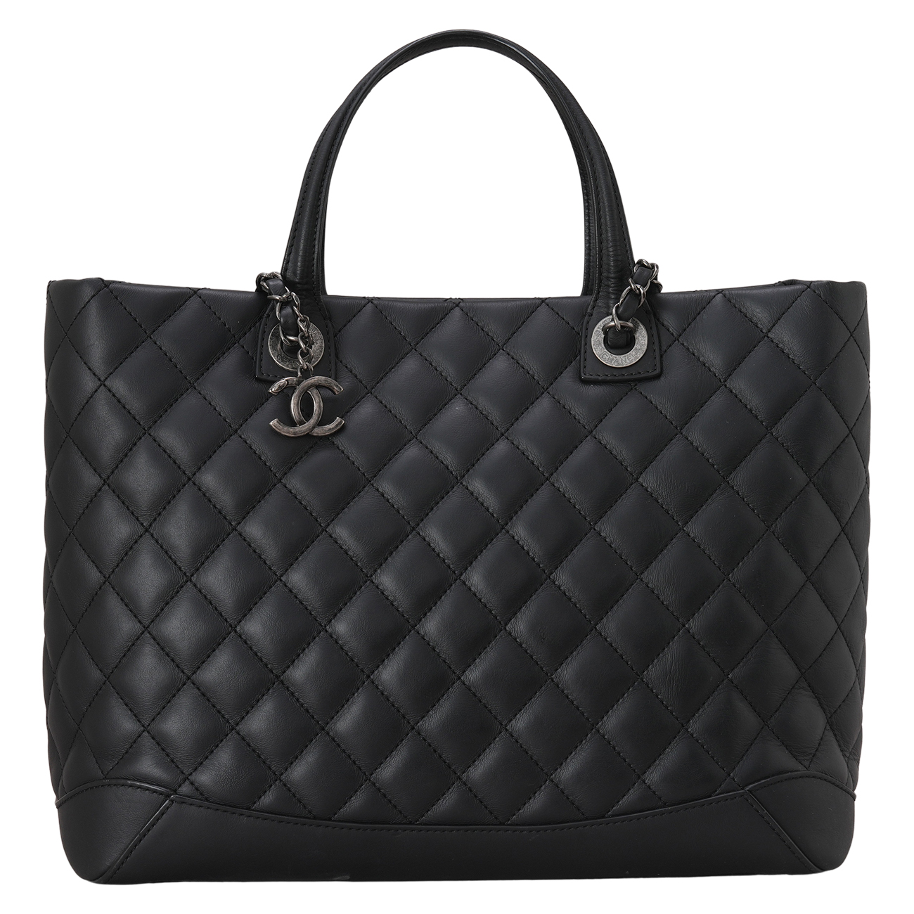 CHANEL(USED)샤넬 시즌 카프스킨 토트겸 숄더백