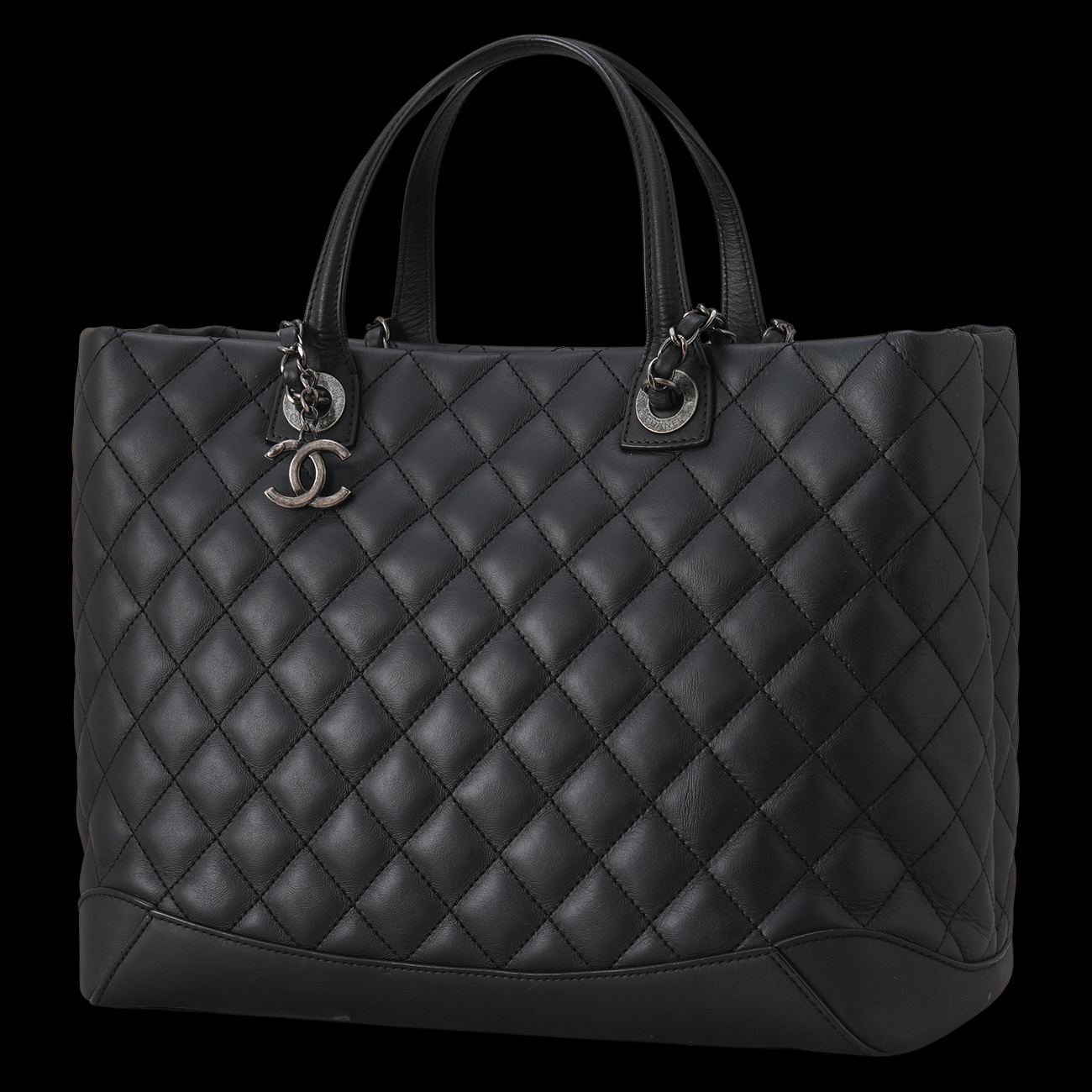 CHANEL(USED)샤넬 시즌 카프스킨 토트겸 숄더백